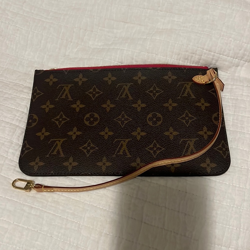 Louis Vuitton Neverfull Peony Pouchette Monogram GM